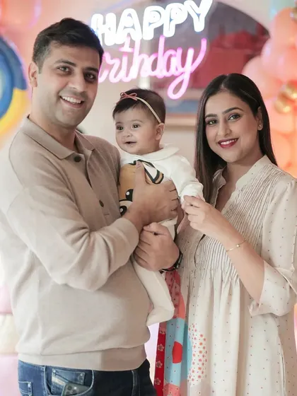 First birthdays are full of chaos and charm. I focus on capturing sweet family portraits like this one, creating a beautiful memory of a milestone day for the parents and their little one.