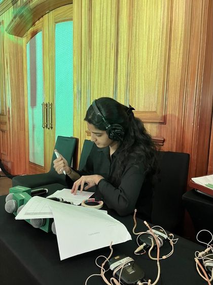 Our show caller focused on the script and cues for the Medimix launch. Precision is key to our work.