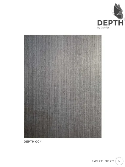This is my 'Depth 004' veneer, a similar fine texture but in a striking grey finish. It's perfect for creating a moody, contemporary look.