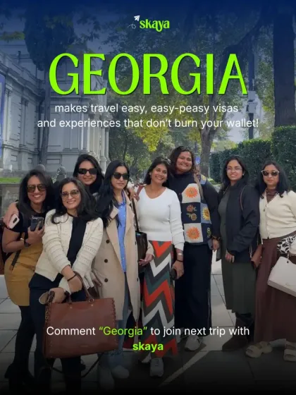 Here's why our community loves Georgia. It’s a country that makes travel easy with simple visas and experiences that don't burn a hole in your wallet. This is your sign to join our next all-girls group trip.