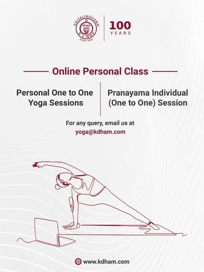 For those who need a flexible schedule, we offer one-to-one yoga and Pranayama sessions online. This is the perfect option for a deeply personalized practice.