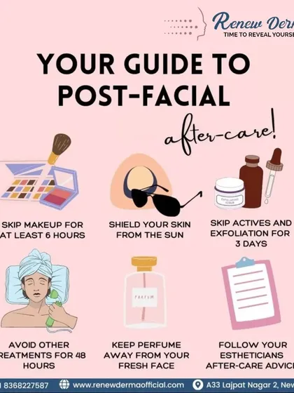 Your guide to post-facial aftercare. Following these simple steps, like avoiding makeup and sun exposure, will help you get the most out of your treatment.