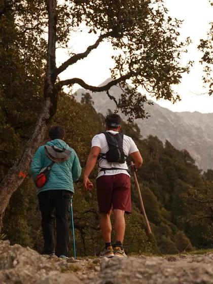 Training isn't just about the gym or the race track. It's about building the endurance to conquer mountains, both literally and figuratively. This was during the Indrahar Pass summit run, a true test of mental and physical fortitude.