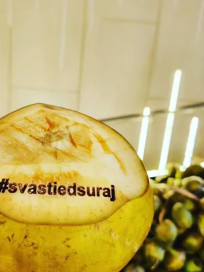 I offer unique personal touches like engraving your wedding hashtag onto fresh coconuts. It's a small detail that makes for a memorable and Instagrammable welcome drink for your guests.