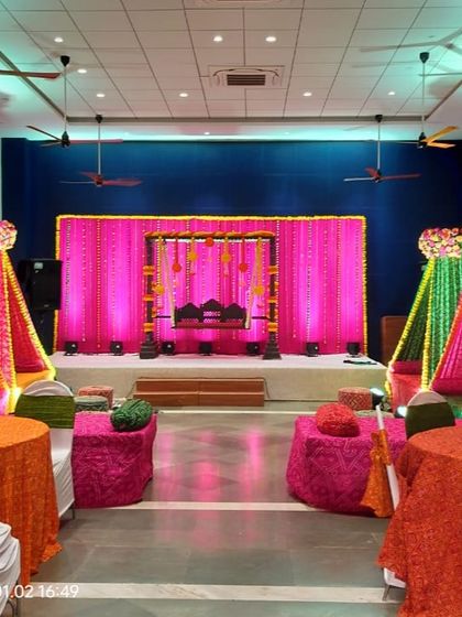 Vibrant Haldi & Mehendi Setups photo 3