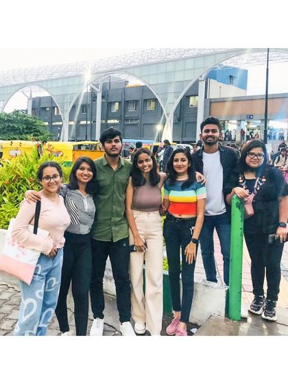 Exploring the famous food street in Bangalore with a great group of people. Good food and good company is a perfect combination.