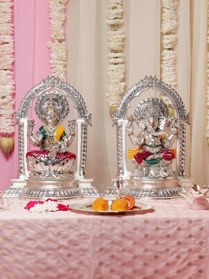 The Divine Court: Ram Darbar & Lakshmi-Ganesh Sets photo 3