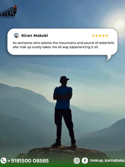 Kiran Makoki, who adores mountains and waterfalls, says Trekup surely takes him all the way to experiencing it all.