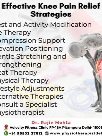 Here is a list of effective strategies for knee pain relief that you can start with at home. It includes rest, ice therapy, gentle stretching, and lifestyle adjustments to reduce discomfort and improve mobility.