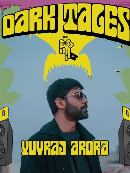 A personalized flyer for the 'Dark Tales' event, highlighting my set.