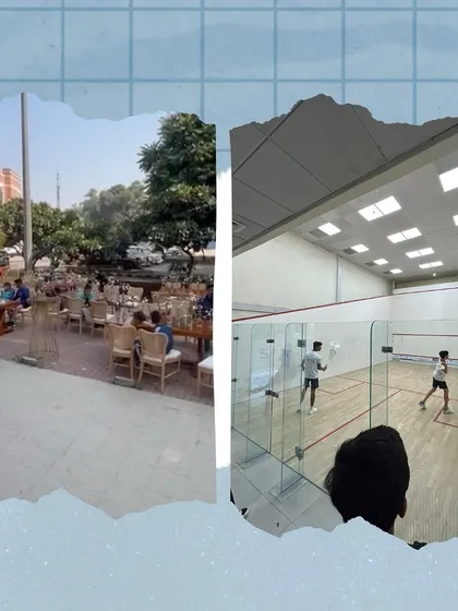 Glimpses from day one of the Squash Xtreme Open 2024, both on and off the court.