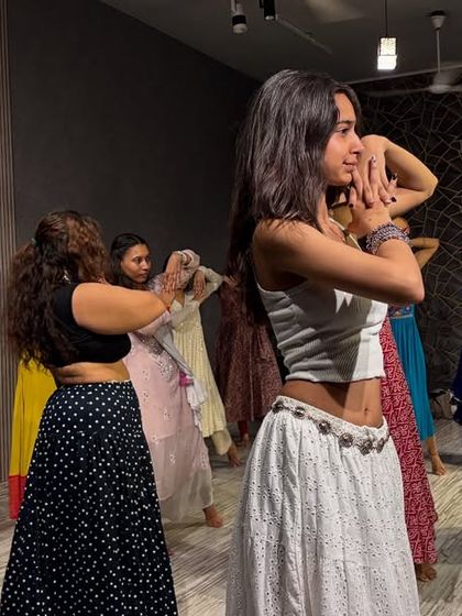 A beautiful moment of focus and learning during our semi-classical workshop. Our classes are a mix of technique and pure expression.