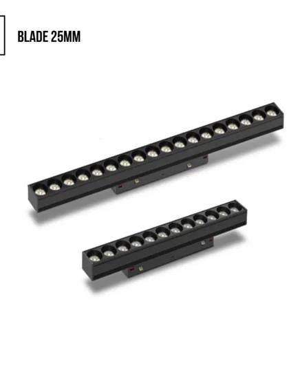 The Magnetic Track Blade Light offers a powerful glow from a sleek profile. With a high CRI of over 90 and a low glare rating (UGR<12), it's perfect for spaces that require high-quality, comfortable illumination.