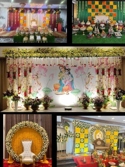 Memory Makers - Wedding & Corporate Event Decor Traditional Ceremonies: Haldi, Mehendi & Seemantha photo 9