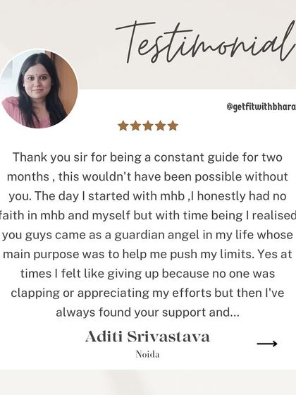 It's an honor to be seen as a "guardian angel" who helps clients push their limits. My support is always there, even when you feel like giving up.