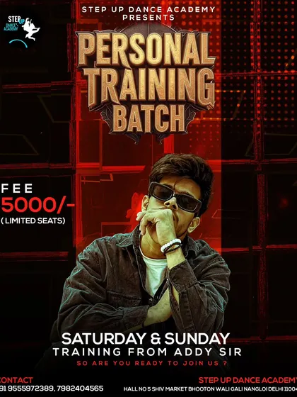 Ready to get serious about your dance career? My personal training batch is for those preparing for TV reality shows and competitions, with focused training on weekends.