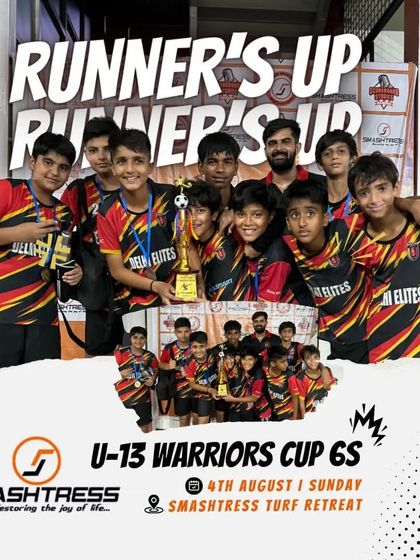 From losing the first game to reaching the final. Our U-13 team's incredible comeback journey to become runners-up at the Warriors Cup.