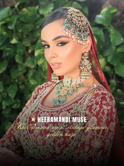 Or do you see yourself as a Heeramandi Muse? This style is all about kohl-rimmed eyes, vintage glamour, and a golden haze.