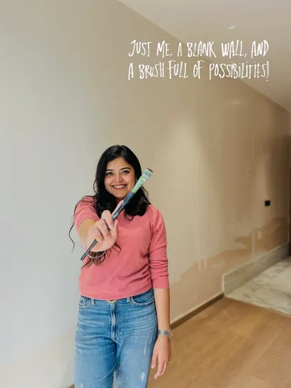 Just me, a blank wall, and a brush full of possibilities. Every empty space is a new story waiting to be told, and I love the journey of turning a client's vision into something beautiful and alive.