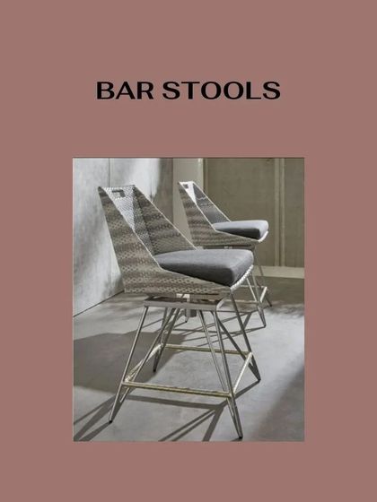 These bar stools combine style with practicality. The ergonomic design and cushioned seats ensure comfort, while the all-weather wicker and sturdy frame guarantee they will last for years, even when exposed to the elements.