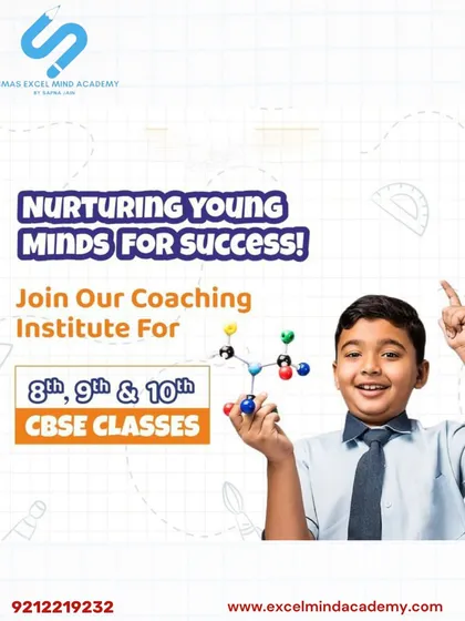 Nurturing young minds for success is our mission. We offer specialized CBSE coaching for classes 8th, 9th, and 10th, focusing on concept clarity and personalized, result-oriented teaching.