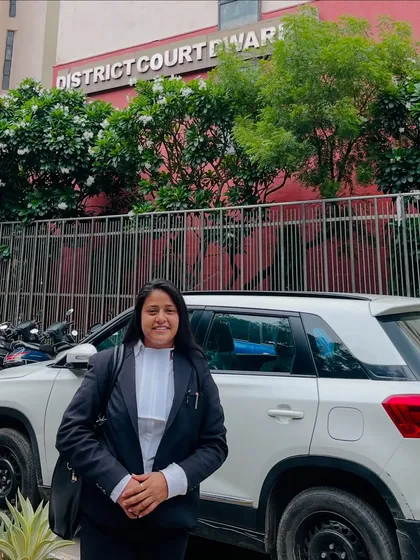 A positive day at Dwarka District Court, leaving with a favorable order in hand. That feeling is truly 'sone pe suhaaga'.