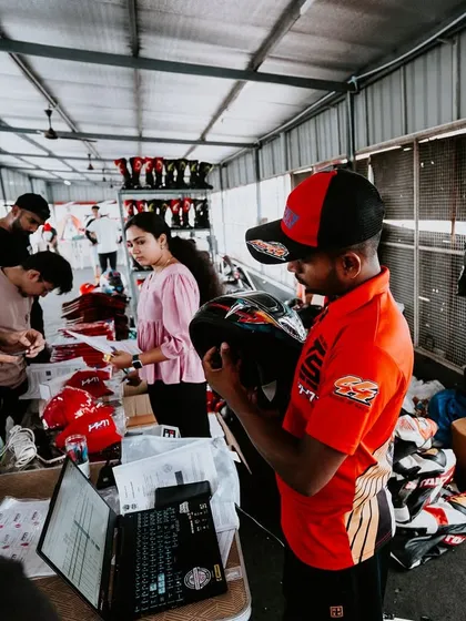 Our registration desk is where the journey begins. Here, riders check in, get their gear, and become part of the PRN community for the day.