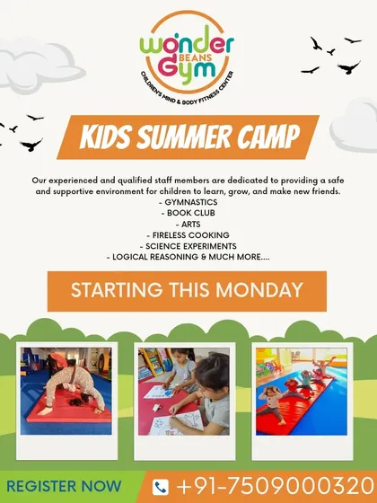 Our summer camp is starting soon! We provide a safe and supportive environment for children to learn gymnastics, enjoy our book club, and so much more.