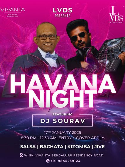 Lourd Vijay's Dance Studio - Social Dance Events & Parties Havana Nights: Bangalore's Weekly Latin Fix photo 85