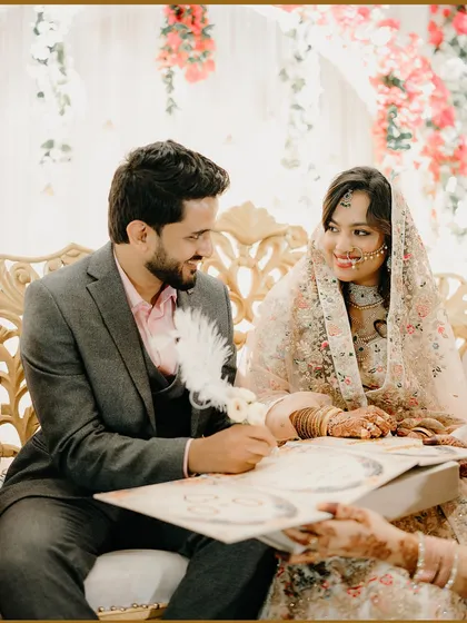 The Nikah is a sacred and beautiful ceremony. Capturing the moment of 'Qubool Hai' with grace and respect is essential to telling the complete story of a couple's union.