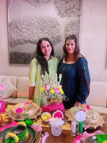 Another wonderful participant from our festive workshop. It's always a pleasure to guide and inspire women to find their own unique style.