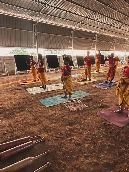 Before we pick up our bows, we prepare our bodies and minds. Students engage in physical conditioning exercises derived from ancient warrior training to build strength and stamina.
