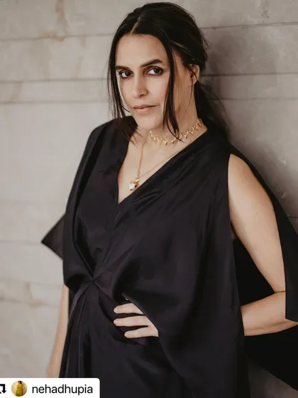 Styling for the wonderful Neha Dhupia. I created a chic, textured low ponytail that is both modern and effortlessly elegant, perfect for her event in Delhi.