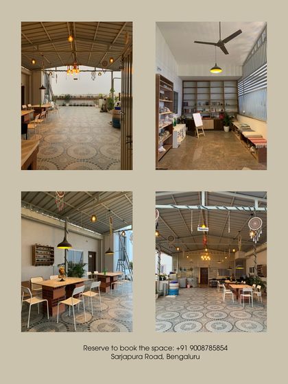 Looking for a peaceful and inspiring place to work? Our studio also functions as a creative coworking space. It's the perfect escape from the usual work from home setup, designed for focus and collaboration.