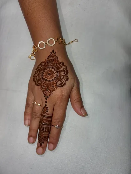 A clean shot of the mandala design, perfect for those who love minimalism.