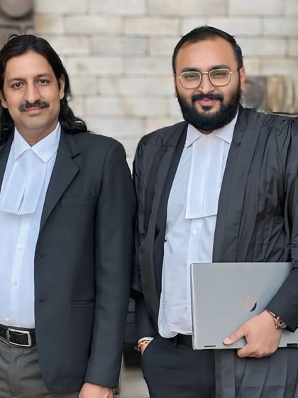 With a senior advocate whose guidance has been instrumental in my career. I deeply value the mentorship within our legal community.