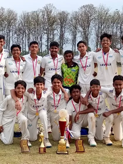 Another victory for the cabinet. Here is our U-15 team celebrating their championship win at the Eventistic Ventures Cup. Consistent success across age groups is a hallmark of our academy's structured training program.