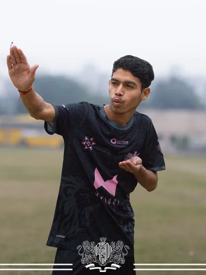 U19 Lion, directing the play.