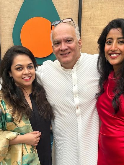 With director Rahul da Cunha and actress Ketaki Narayan at the IFFI premiere. Film is a collaborative art, and I'm grateful for the opportunity to contribute my skills.