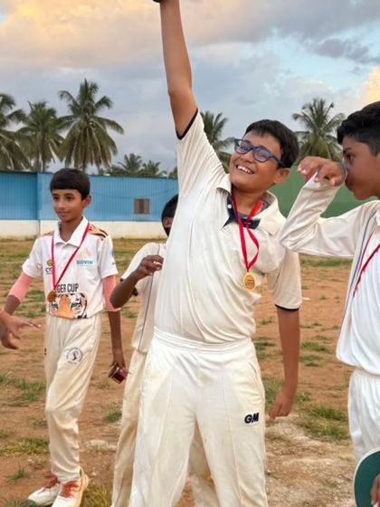 The pure joy of victory. Our U-12 boys celebrating their win in the NH Sports Tournament, a moment that makes all the hard work in training worthwhile.