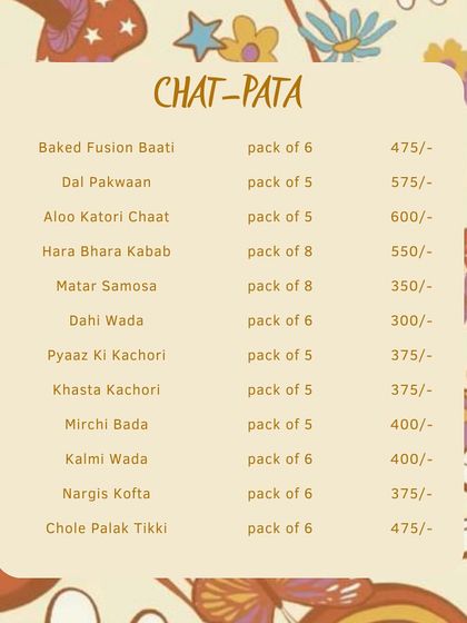 For Raksha Bandhan, we offer a special "Chat-Pata" menu. Choose from a variety of savory snacks like Baked Fusion Baati and Hara Bhara Kabab to create the perfect hamper for your brother.