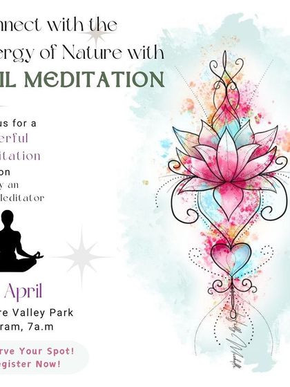 An invitation to our Soil Meditation session. This is a powerful way to connect with the energy of nature, led by a trained Isha Meditator.