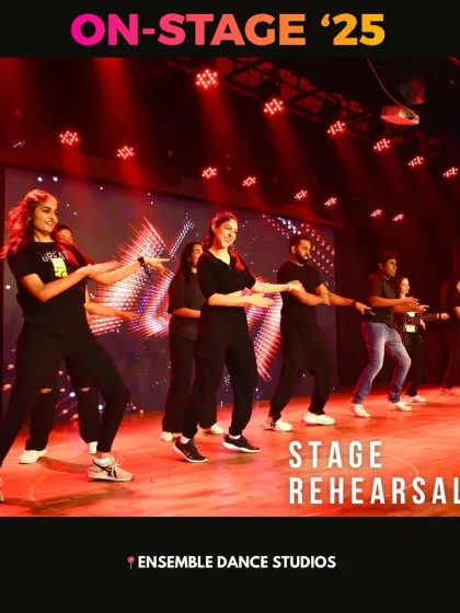 Stage rehearsal is where it all comes together. Students practice their formations, timing, and spacing on the actual stage to perfect their performance.