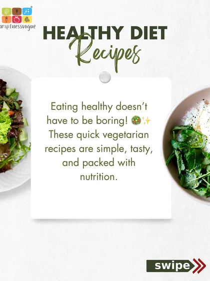 Healthy eating is never boring with these simple vegetarian recipes. This series shows you how to make a Quinoa Veggie Bowl, Paneer Salad, Lentil Soup, and an Oats & Fruit Breakfast to fuel your body with goodness.