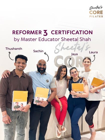 Celebrating the successful completion of the Reformer 3 Certification course. These instructors have mastered the most advanced repertoire and are now part of an elite group of Balanced Body professionals.