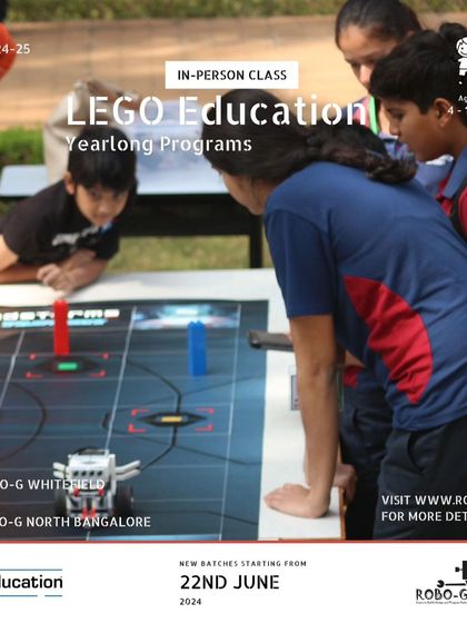 Registrations are open for our year-long LEGO Education weekend programs. This flyer announces new batches starting in June at both our Whitefield and North Bangalore centers.