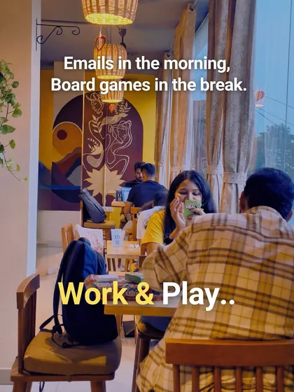 I believe in a healthy balance of work and play. Here, you can transition seamlessly from sending morning emails to challenging a friend to a board game during your break.