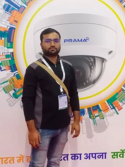 Attending a PRAMA event. As a proud partner, I make sure to stay updated on their newest products and "Made in India" surveillance technology.