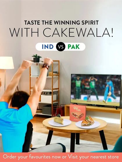 Taste the winning spirit with Cakewala. Whether you're cheering for India or just enjoying the game, our treats are the perfect match-day companions.
