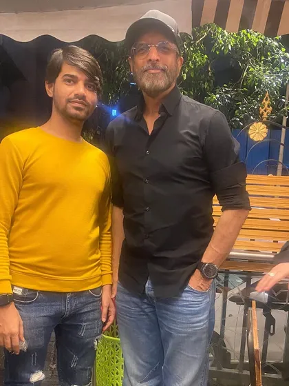 The charismatic actor Jaaved Jaffrey visiting our Bandra outlet. It's always an honour to serve a legend.